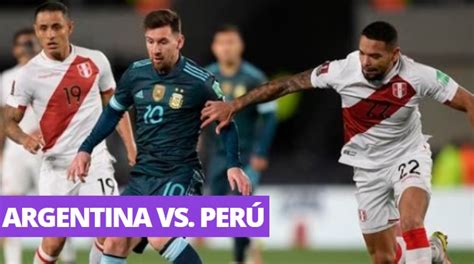 peru vs argentina 2023 en vivo